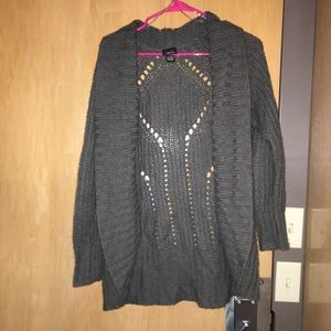 Olive green cardigan